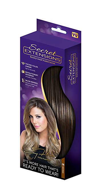 Secret Extensions - Hair Extensions by Daisy Fuentes, Dark Brown