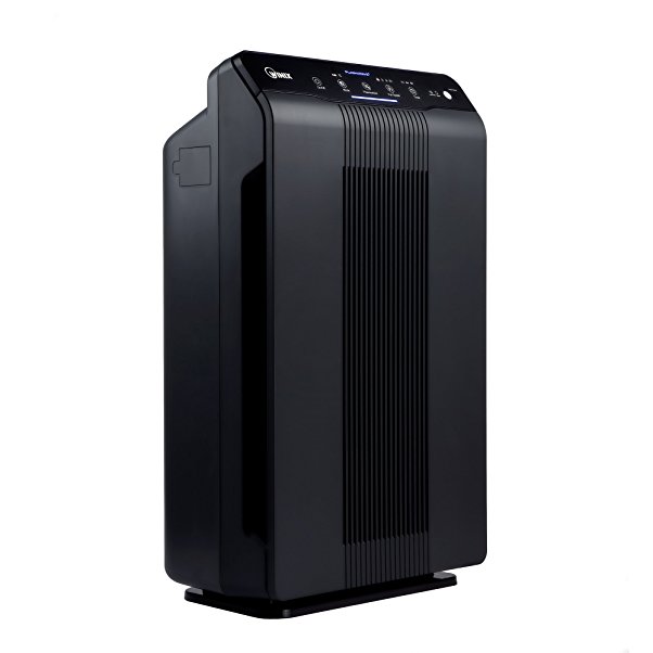 Winix 5500-2 Air Purifier with True HEPA, Plasma Wave and Odor Reducing Washable Carbon Filter, Charcoal Gray