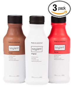 Soylent Trial Bundle (Original/Cacao/Nectar) - 3 Bottles