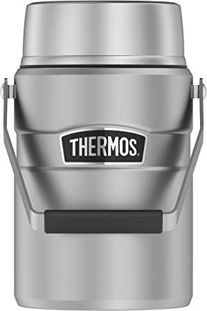 Thermos Stainless King Vacuum Insulated Food Jar, 47 Ounce, Stainless Steel