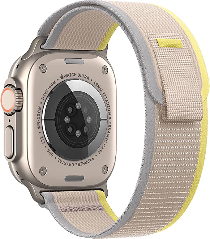 GBPOOT Trail Loop Compatible with Apple Watch Ultra Strap 49mm 45mm 44mm 42mm 41mm 40mm 38mm,Women Men,Adjustable Nylon Sport Weave Strap for iWatch Series 8/7/6/5/4/3/2/1/SE