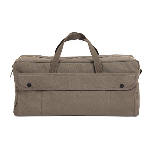 Rothco Canvas Jumbo Tool Bag With Brass Zipper