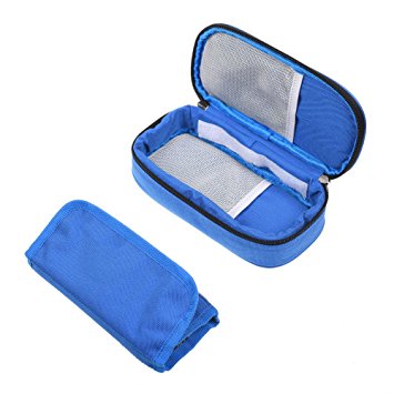 Kloud City ® Portable Diabetic Organizer Cooler Bag Medical Travel Camping Ice Case for Insulin,Testing Supplies