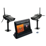 Uniden Guardian Advanced Wireless 7-Inch Screen Video Surveillance System with 2 Outdoor Cameras - Black G755