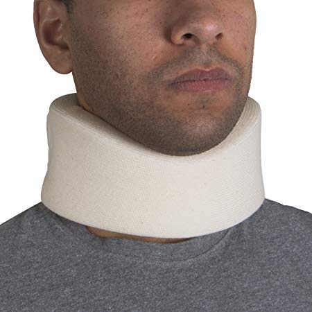 OTC Cervical Collar, Soft Foam, Neck Support Brace, X-Small, (Narrow 2.5" Depth Collar)
