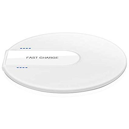 Hoidokly Wireless Charger Qi Wireless Charging Pad Compatible with iPhone XS/XS MAX/XR/X / 8 / 8Plus Samsung Galaxy Note 9 / S9/ S8 / S8 Plus /S7 /S7 Edge / S6/ Note 8 and More