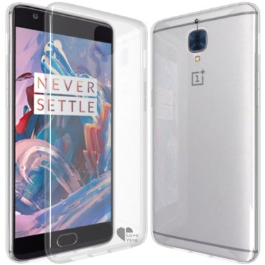 OnePlus 3 Case,Love Ying [Crystal Clear] Ultra[Slim Thin][Anti-Scratches]Flexible TPU Gel Rubber Soft Skin Silicone Protective Case Cover for OnePlus 3-Clear