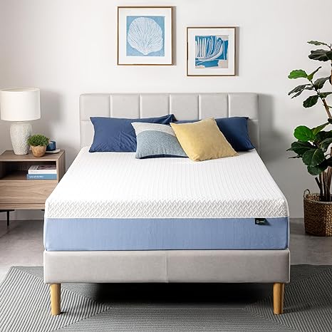 ZINUS 12 Inch Cooling Essential Memory Foam Mattress [New Version], Queen