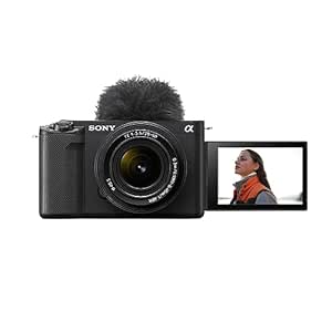 Sony Alpha ZV-E1L Full-Frame Interchangeable-Lens Mirrorless vlog Camera (with 28-60mm Zoom Lens)| Made for Creators | 12.1 MP | Artificial Intelligence Based Autofocus | 4K 120p Recording – Black