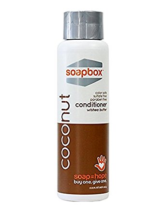 SoapBox Soaps Conditioner, Coconut Oil, 13 Ounce (Pack of 3)