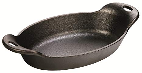 Lodge HM16OS 16 Oz Oval Cast Iron Server