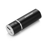 Poweradd Slim2 5000mAh Portable Charger Power Bank with Auto Detect Technology for iPones iPads iPods Samsung Galaxy series most other Phones and Tablets - Black