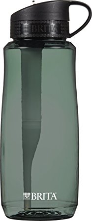 Brita - Hard Sided Water Filter Bottle Black