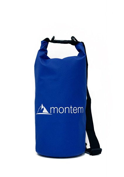 Premium Waterproof Bag / Roll Top Dry Bag - Perfect for Kayaking / Boating / Canoeing / Fishing / Rafting / Swimming / Camping / Snowboarding Crafted by Montem
