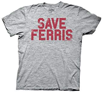 Ripple Junction Ferris Buellers Day Off Save Ferris Adult T-Shirt