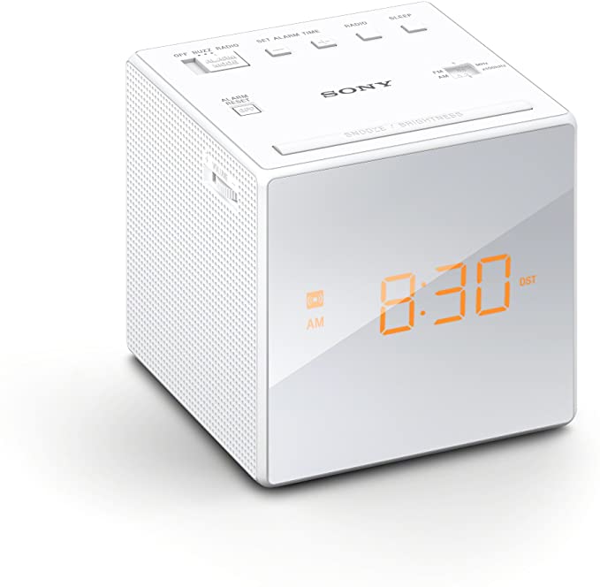 Sony ICFC1WHITE ICFC1 Alarm Clock Radio, White