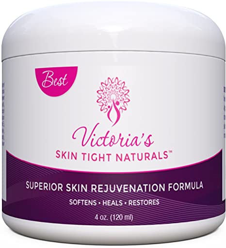 Skin Rejuvenation Formula Hands Knees Elbows Feet Total Body Tighter Smoother Skin Natural Pure Formula Softens Heals Restores Repairs - Includes $29 Skin Rejuvenation Guide Free