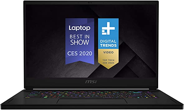 MSI GS66 Stealth 10SE-442 15.6" 240Hz 3ms Ultra Thin and Light Gaming Laptop Intel Core i7-10875H RTX2060 16GB 512GB NVMe SSD Win10PRO VR Ready