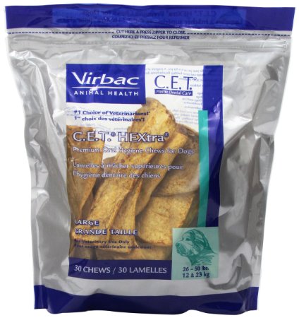 Virbac CET HEXtra Premium Oral Hygiene Chews