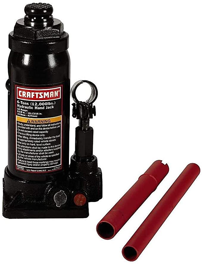 Craftsman 9-50282 6 Ton Hydraulic Bottle Jack