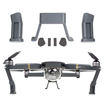HepiSign Landing Gear Leg Extensions Height Extender with Protection Pad Gery for DJI Mavic Pro