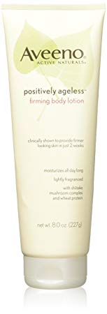 Aveeno Active Naturals - Positively Ageless Firming Body Lotion - Firmer Looking Skin In Just 2 Weeks - Net Wt. 8 OZ (227 g) Each - Pack of 3