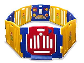 New Clevr Baby Kids Safety Playpen 8 Panel Play Center Home Indoor Outdoor Pen