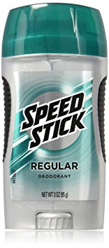 Speed Stick Men's Deodorant, Regular - 3 ounce (Twin Pack)