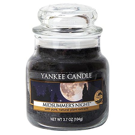 Yankee Candle Midsummer's Night Jar Candle - Small,Black