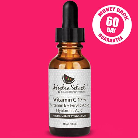 Rated BEST Vitamin C Serum for Face - CE Ferulic Acid - Highest Quality 17% L-Ascorbic Acid + Vitamin E + Ferulic Acid + Hyaluronic Acid- 100% Pure Natural Ingredients with Powerful Anti-Oxidants to Firm and Strengthen Skin - Best Anti Aging Serum on the Market!
