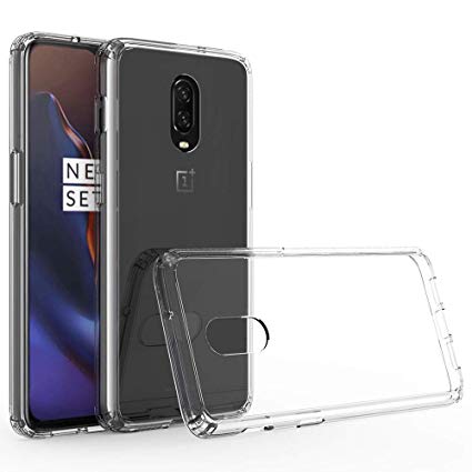 Yersan OnePlus 6T Case, Slim Clear Cover Flexible Soft Transparent Ultra-Thin Impact Resistant TPU Case for OnePlus 6T - Crystal Clear