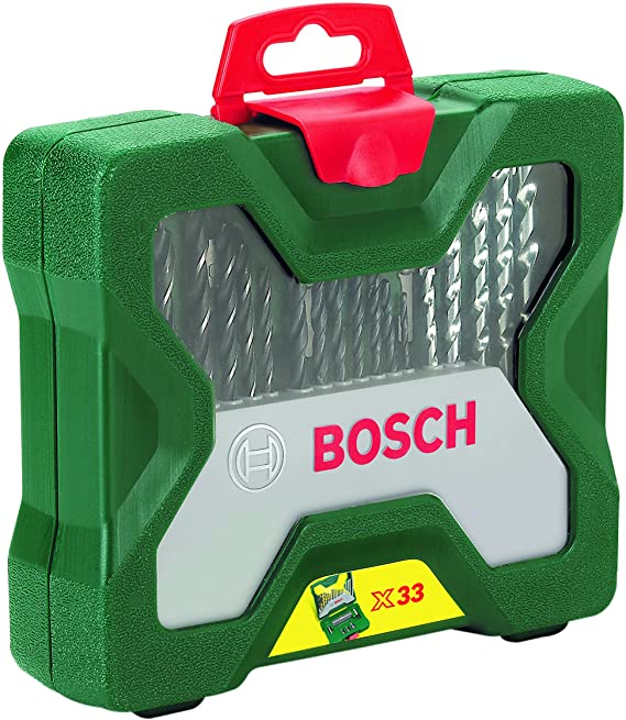Bosch Home and Garden 2607019325 33pc Drill/Driving Set, Silver/Black