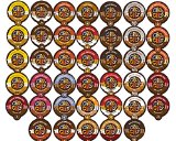40-count Crazy Cups Flavored Coffee Single Serve Cups for Keurig K Cups Brewer Variety Pack Sampler