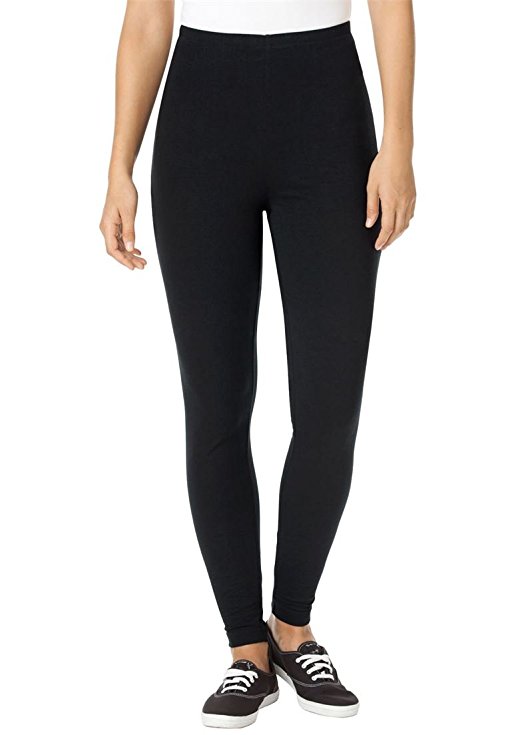 Women's Plus Size Tall Leggings In Stretch Knit