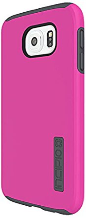 Samsung Galaxy S6 Case, Incipio [Shock Absorbing] DualPro Case for Samsung Galaxy S6-Pink/Charcoal