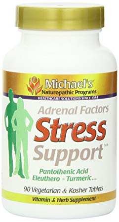 Michael's Naturopathic Progams Adrenal Factors Stress Support Supplements, 90 Count