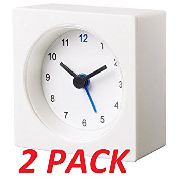 Ikea Decorative Alarm Clock Set of  2 Compact Size 2.75"