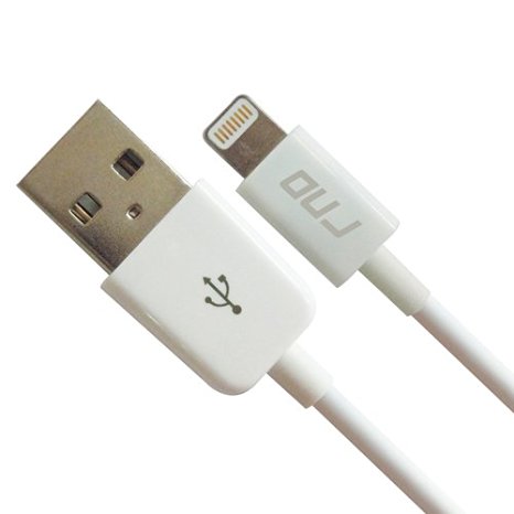 RND Apple Certified Lightning to USB 1.5FT Cable for iPhone (6/6 Plus/6S/6S Plus/5/5S/5C/SE) iPad (Pro/Air/Mini) iPod and Siri Remote Data Sync and Charge 8-Pin Cable (1.5 Feet/.5 M/White)