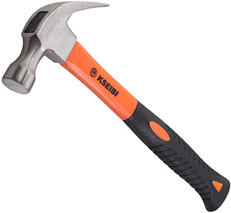 KSEIBI 272980 Claw Hammer Curved Head Forged Steel (16oz)