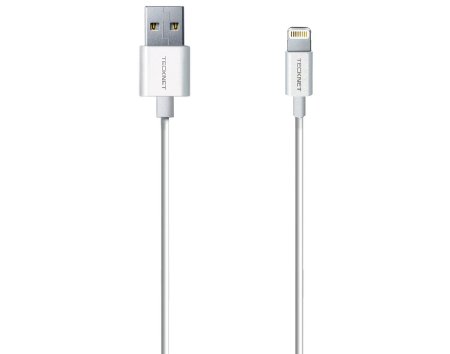 [Apple MFi Certified] TeckNet® 2.0M Apple Lightning to USB Cable,Lightning Sync & Charge USB Cable for Apple iPhone 6S/6S Plus/6/6 plus/5s/5c/5, iPad Air 1/2, iPad mini/mini 2/mini 3/mini 4, iPad Pro, iPad 4th, iPod 5th, and iPod nano 7th generation