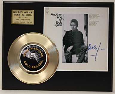 Bob Dylan Gold Record Signature Series LTD Edition Display