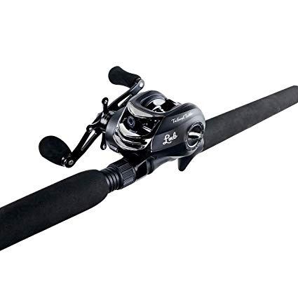 Tailored Tackle Bass Fishing Rod and Reel Right Handed Baitcasting Combo 7 Ft 2-Piece | Casting Rods Power: Med. Heavy Fast Action | 7 BB Baitcast Reels Gear Ratio - 6.3:1 | Baitcaster Fishing Pole