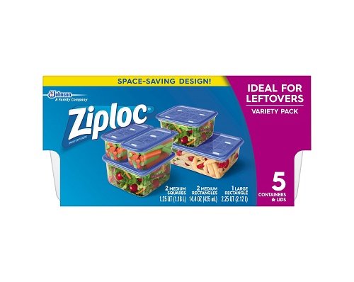 Ziploc Leftovers Variety Pack Containers 5ct