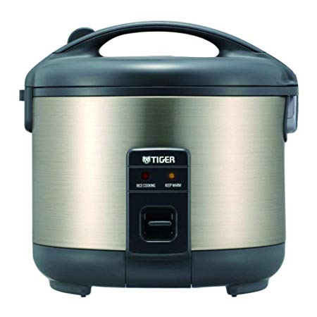 Tiger JNP-S15U 8-Cup Rice Cooker and Warmer, Stainless Steel Gray by Tiger Corpo