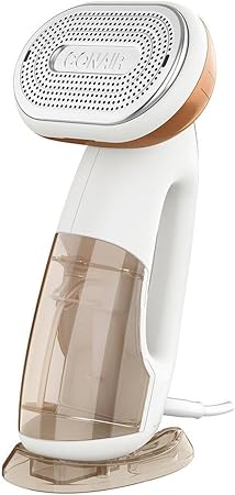 Conair Hand-Held Turbo ExtremeSteam Garment Steamer, Steam and Iron, 2-IN-1 with Turbo, One Size, Gold/White