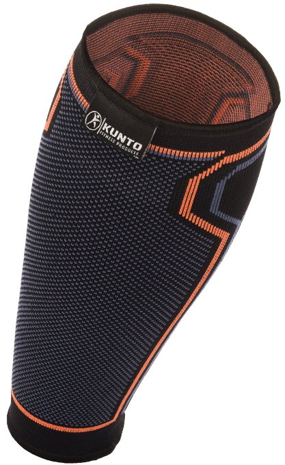 Kunto Fitness Graduated Calf Compression Sleeve -Powerful Footless Circulation Sock for Men & Women