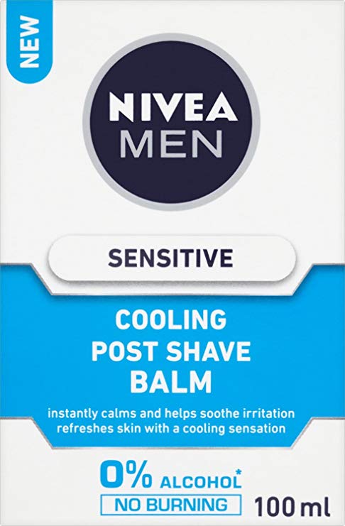 Nivea Men Sensitive Cooling Aftershave Balm, 100 ml - Pack of 3