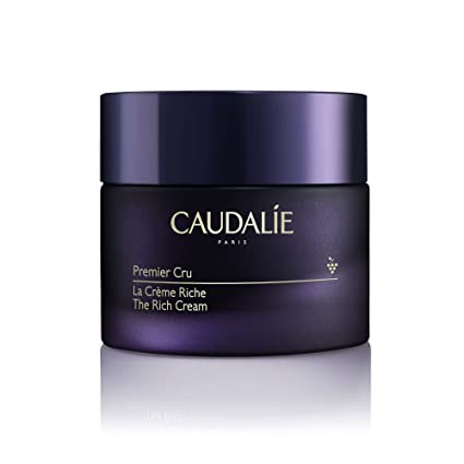 Caudalie Premier Cru Skin Barrier Rich Moisturizer with Bio Ceramides and Hyaluronic Acid, Visibly Repairs Skin Barrier and Reduces the Look of Wrinkles, Deeply Moisturizing Face Cream, 1.6 oz