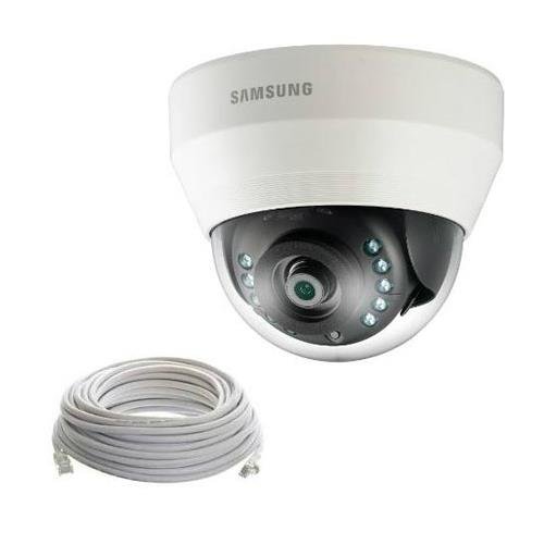 Samsung SDC-9410DU Full HD Indoor IR Dome Camera, 2MP, Day & Night Modes, Night Vision Up to 26', 3.6mm f/1.8 Lens, Digital Noise Reduction, White
