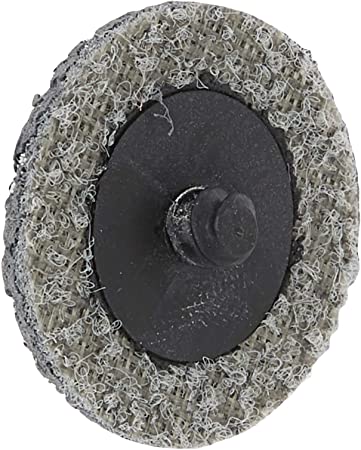 Sungold Abrasives 74900 Super-Fine Non Woven Surface Conditioning R-Type Quick Change Disc, 2-Inch, Grey (25/Box)